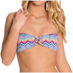 ROXY NWT Sunset Bandeau Bikini Top